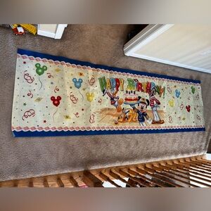 Mickey Mouse Birthday Banner 8 1/2 ft by 2 1/2 ft